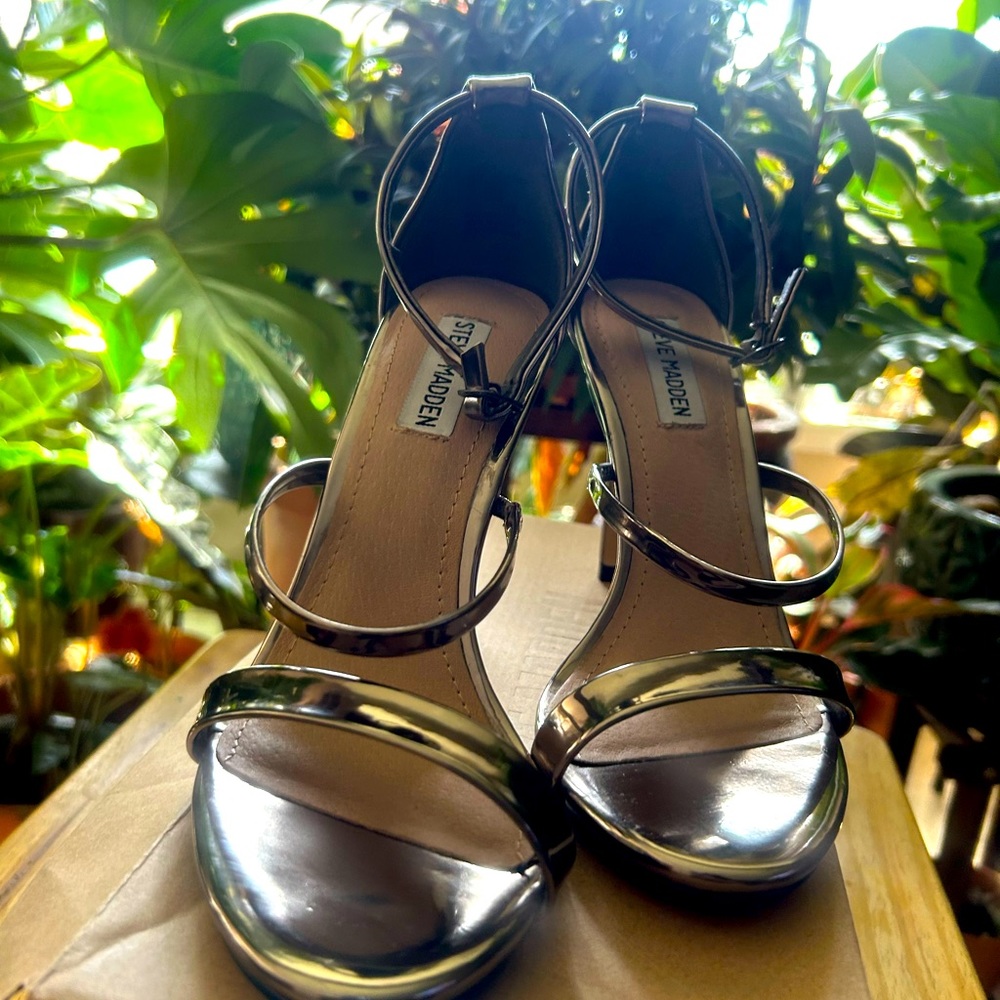 Steve Madden Chrome Heels